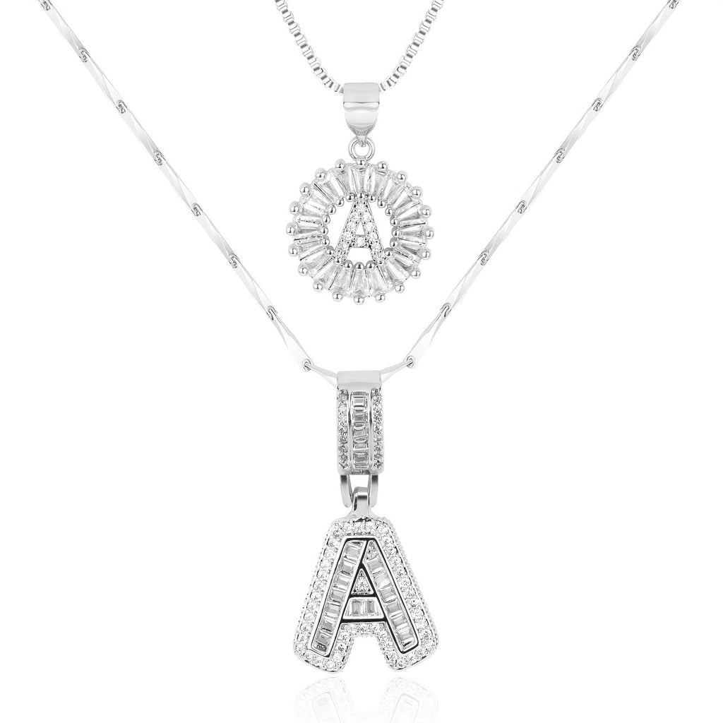 Colar Duplo com Iniciais Zircônia Jess - Auriella Joias -  yqi9yt-qe.myshopify.com