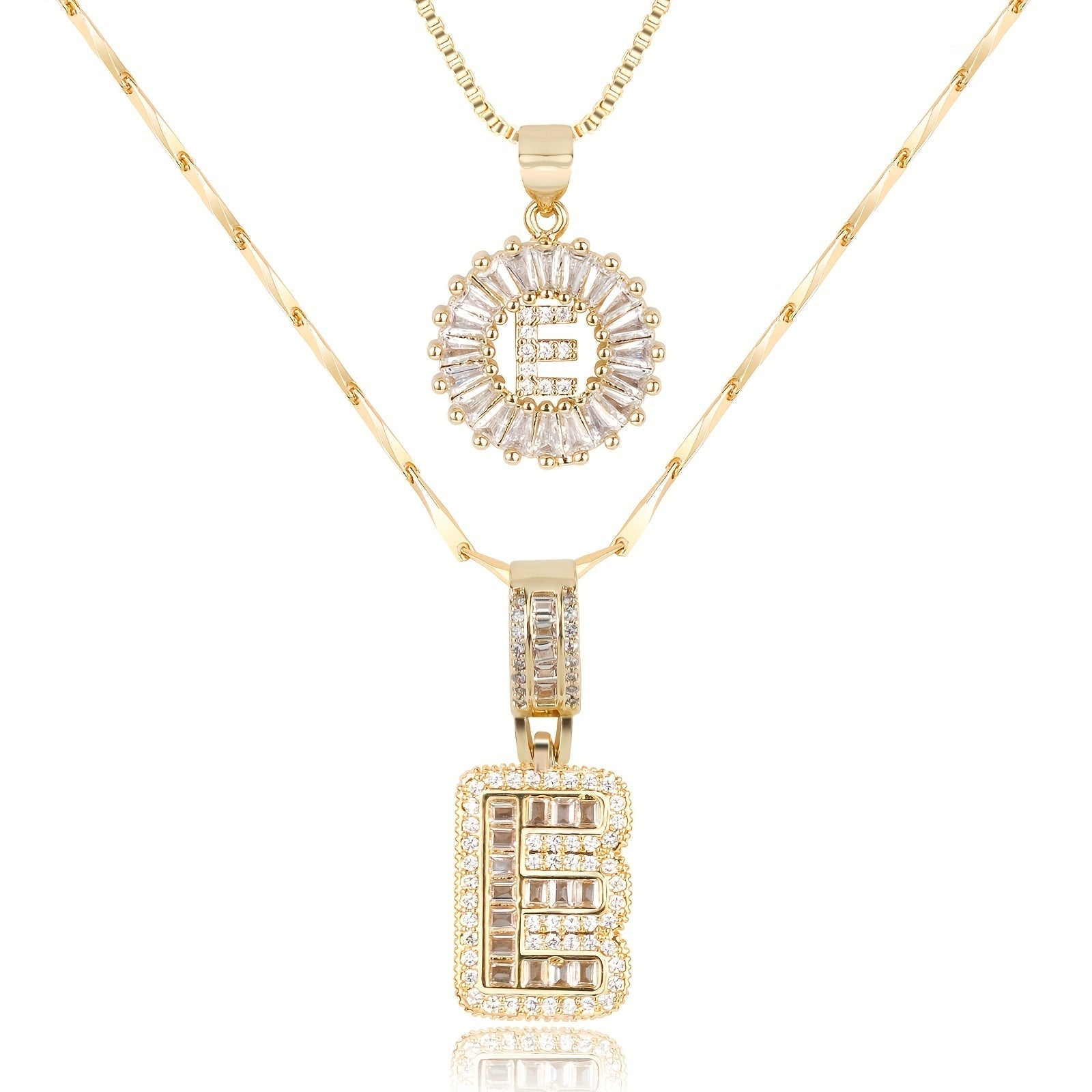 Colar Duplo com Iniciais Zircônia Jess - Auriella Joias -  yqi9yt-qe.myshopify.com