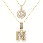 Colar Duplo com Iniciais Zircônia Jess - Auriella Joias -  yqi9yt-qe.myshopify.com