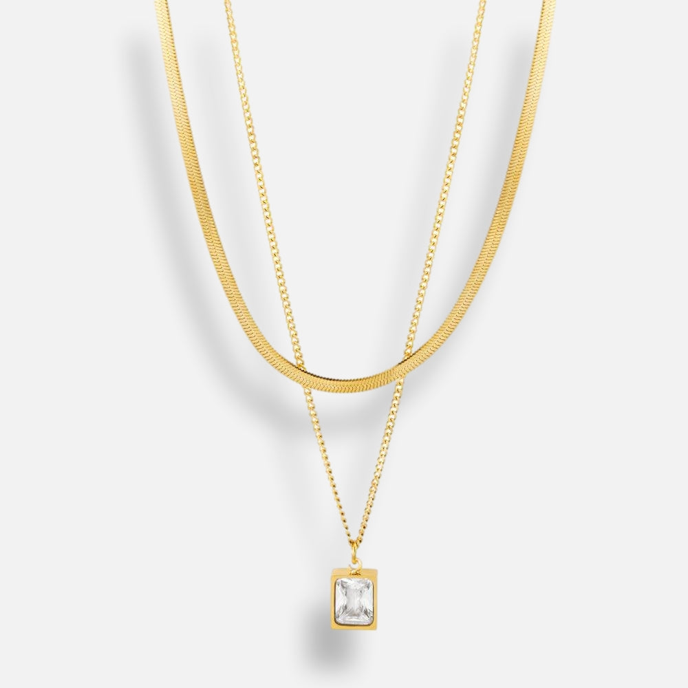 Colar Maxi Pedra Zircônia Vion