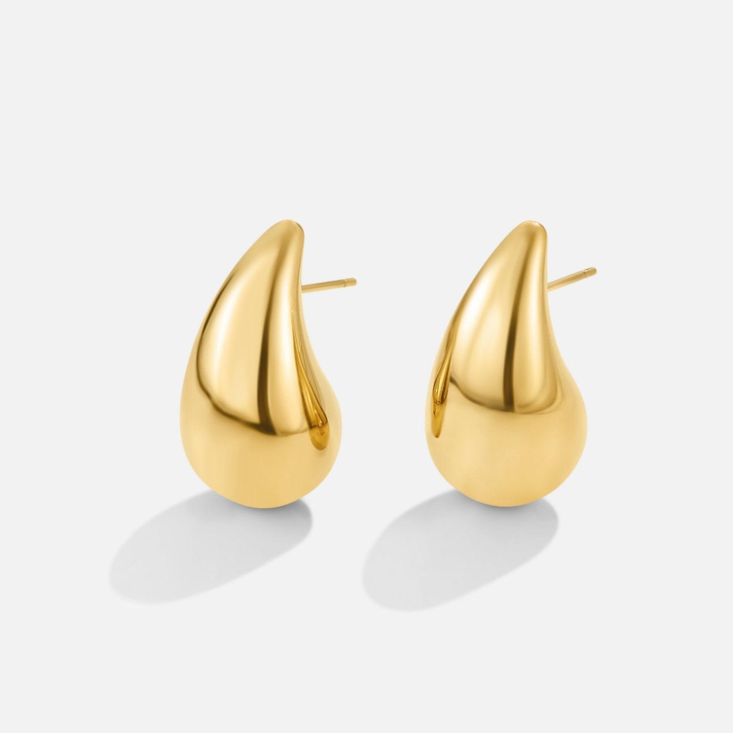 Brinco Gota Banhado em Ouro 18k