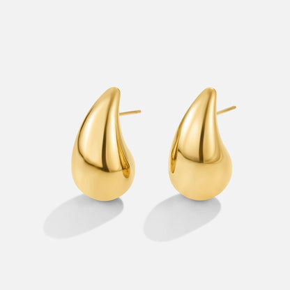 Brinco Gota Banhado em Ouro 18k
