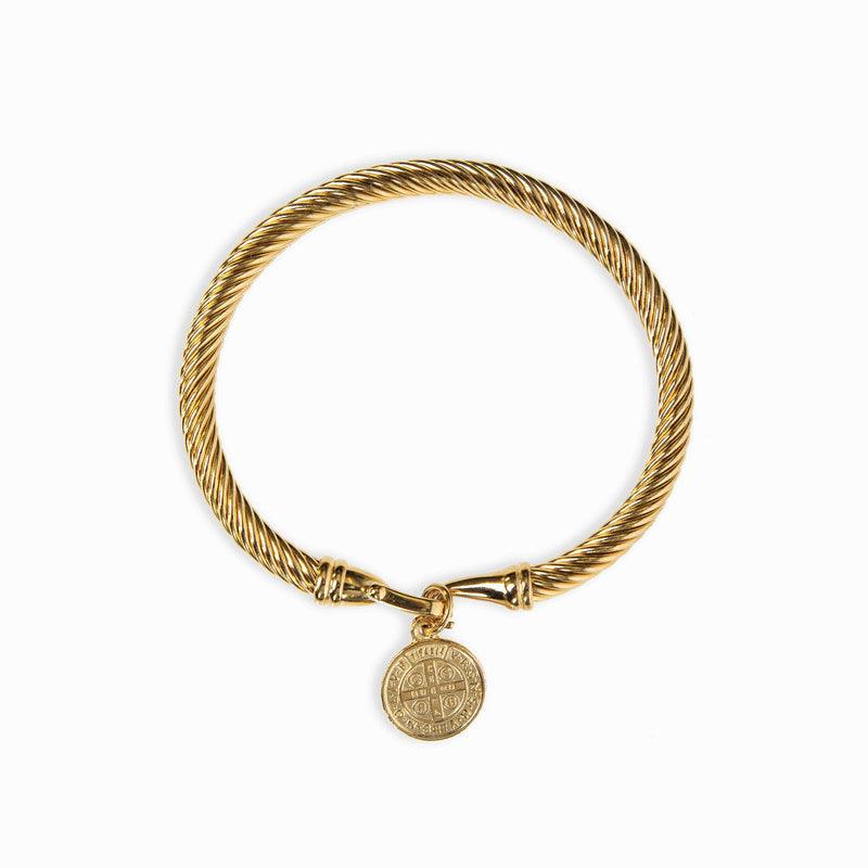 Bracelete com Pingente de São Bento Althéa