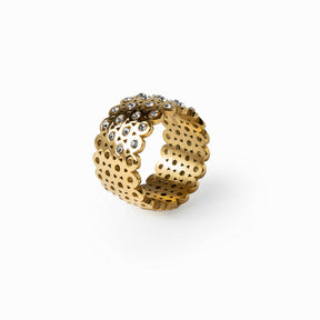 Anel Amalfi Zircônia Olí