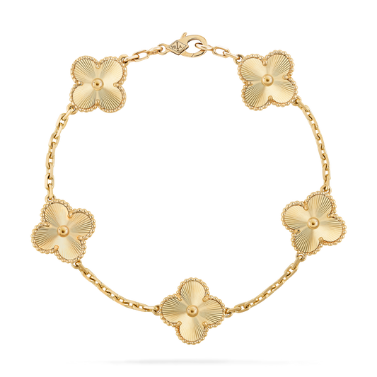 Pulseira Trevo Onix Ziane