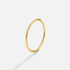 Anel Pontinhos de Zircônia Minimalista Nya