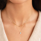 Colar Pedra Blue Thaty