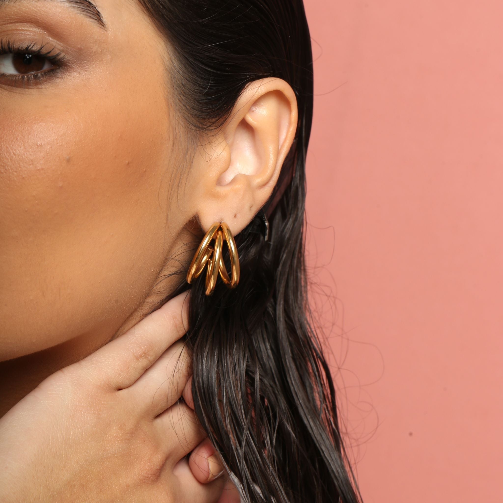 Brinco Argola Trio Tiva