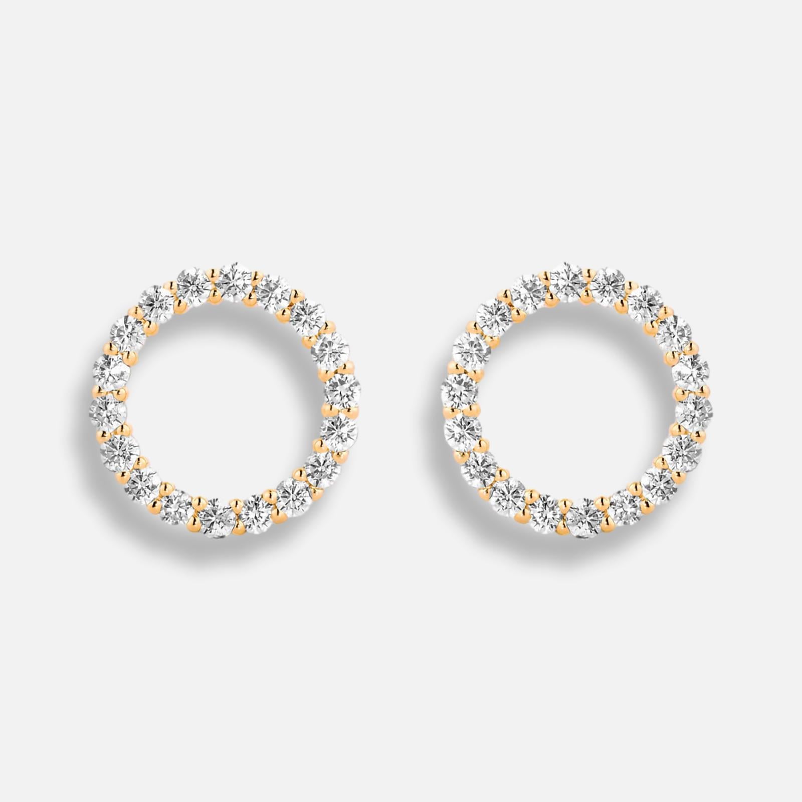 Brinco Círculo Teresa Inspiração Pandora