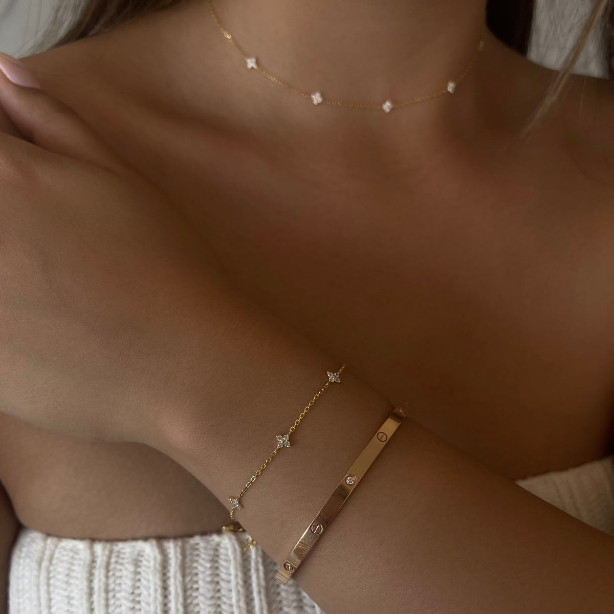 Pulseira Minimalista Zircônia Olivia