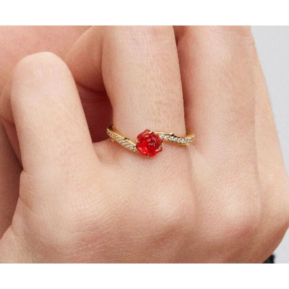 Anel Disney Bela e a Fera Inspiração Pandora