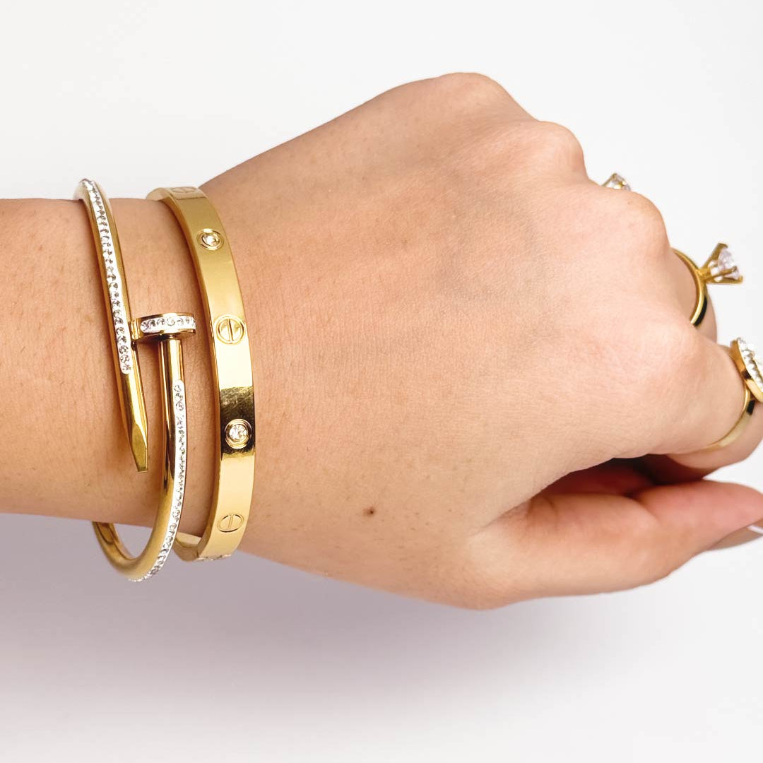 Bracelete Prego Zircônia Ophira