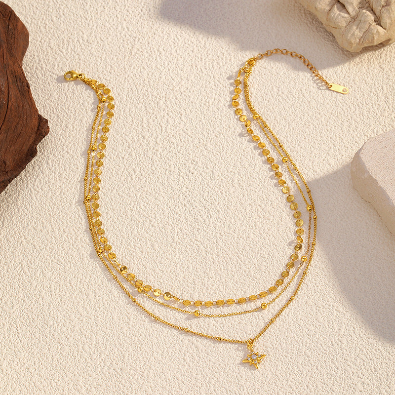 Colar Triplo Sol Val