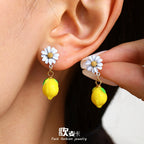 Brinco Lemon Flor Sarah