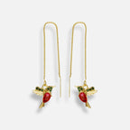 Brinco Beija-Flor Cristal Aneve