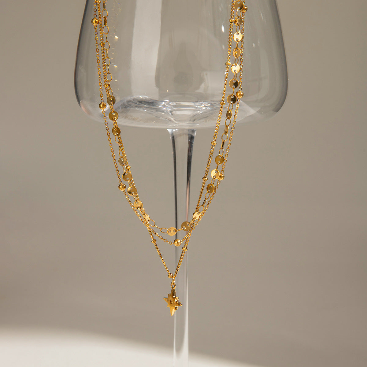 Colar Triplo Sol Val