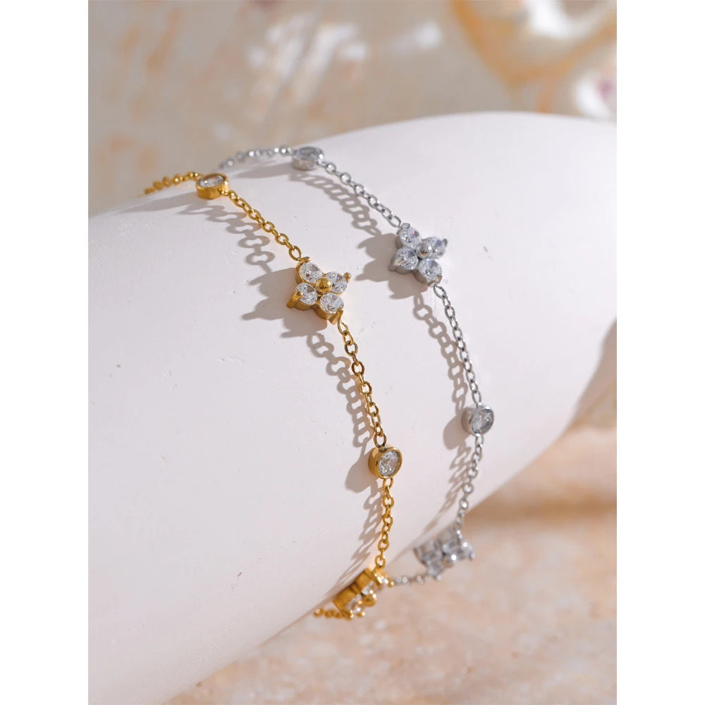 Pulseira Minimalista Pontos de Luz Olivia