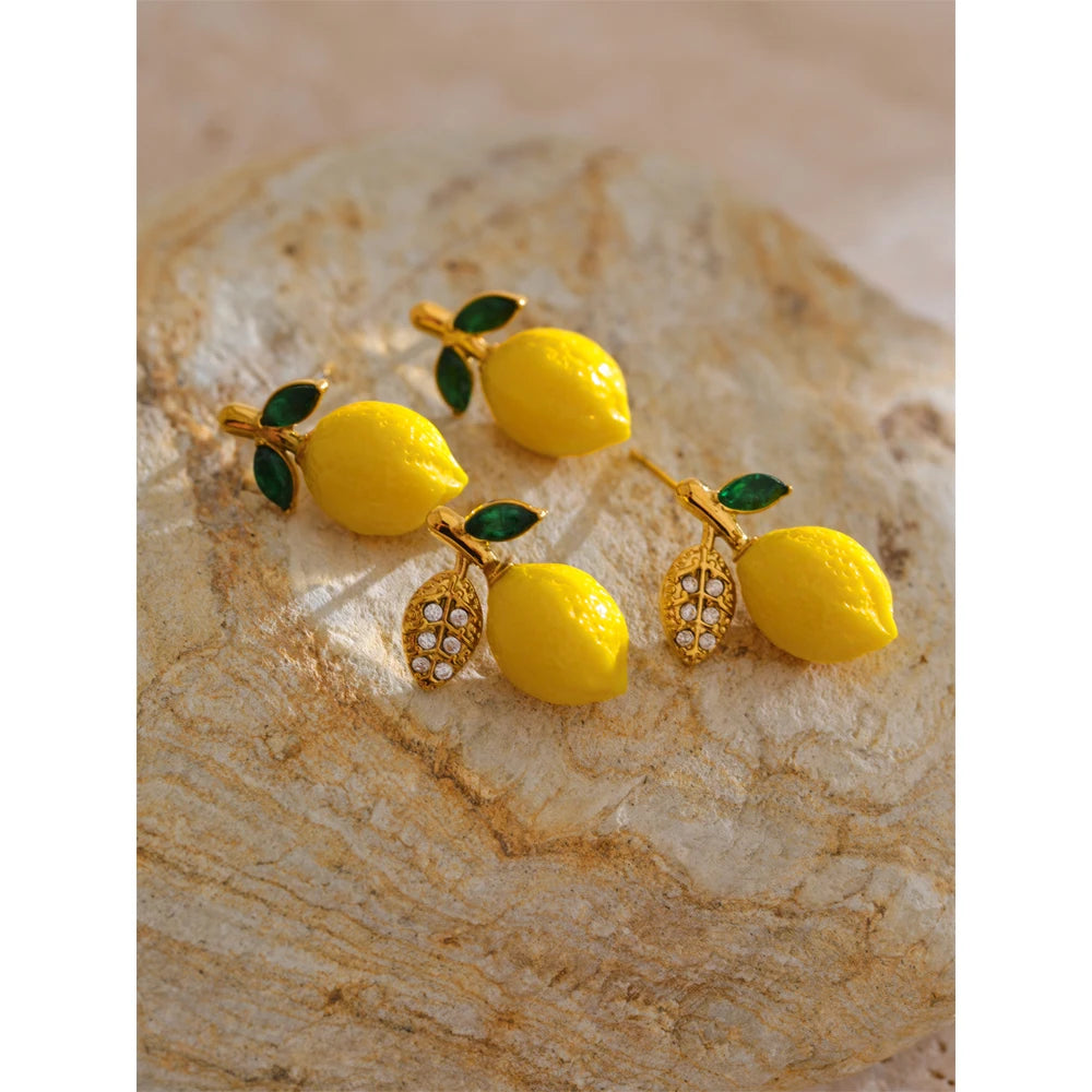 Brinco Lemon Zircônia Sarah
