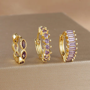 Conjunto Mini Brincos Argola Hana