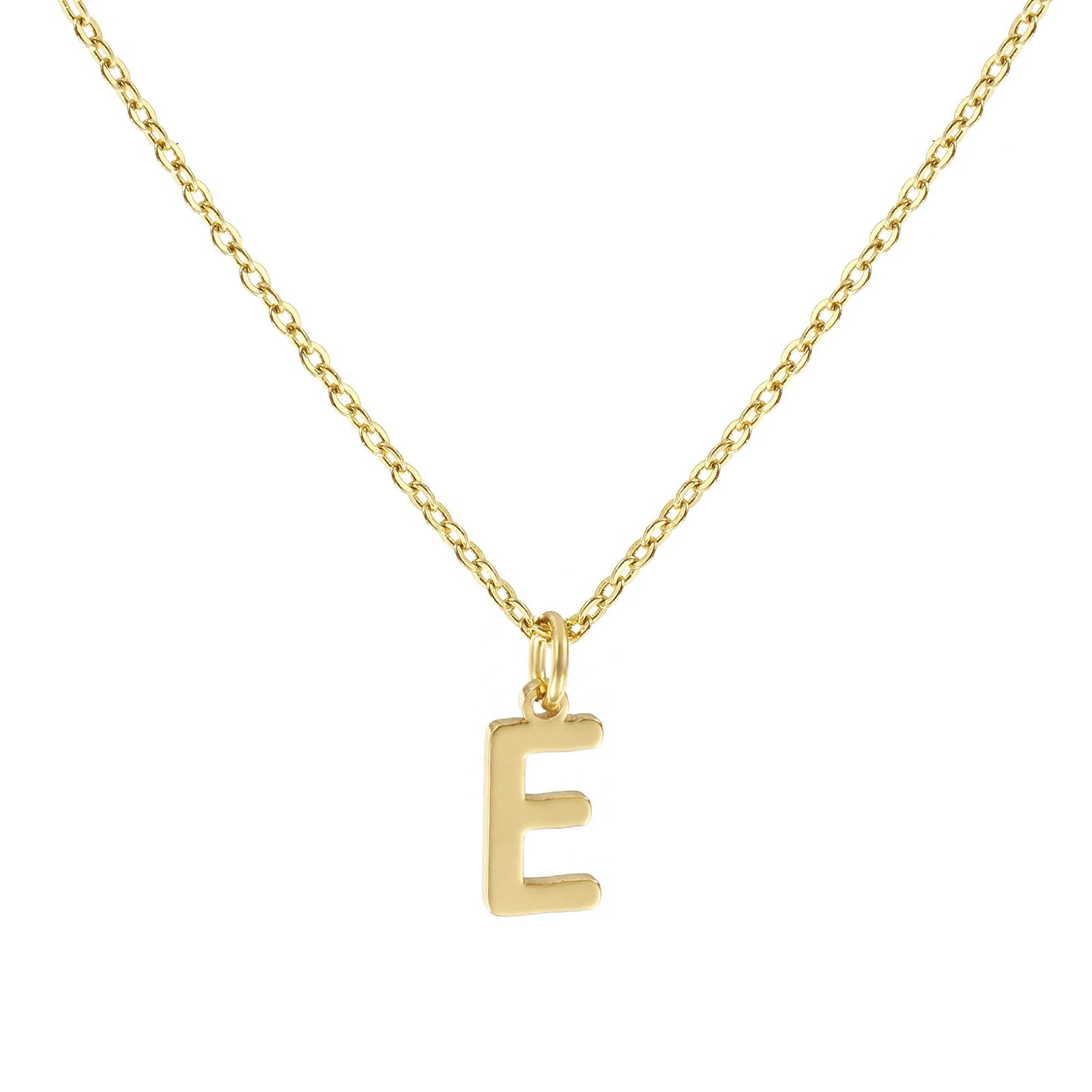 Colar Inicial Clássico Banhado em Ouro 18k