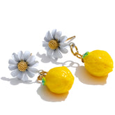 Brinco Lemon Flor Sarah