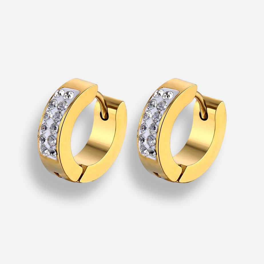 Brinco Argola Cravejada Luany