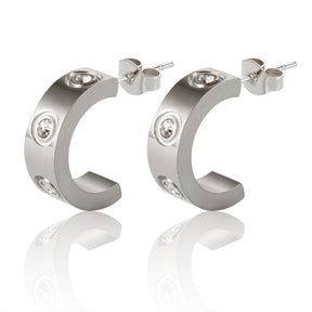 Brinco Inspiração Cartier Zircônia Celine