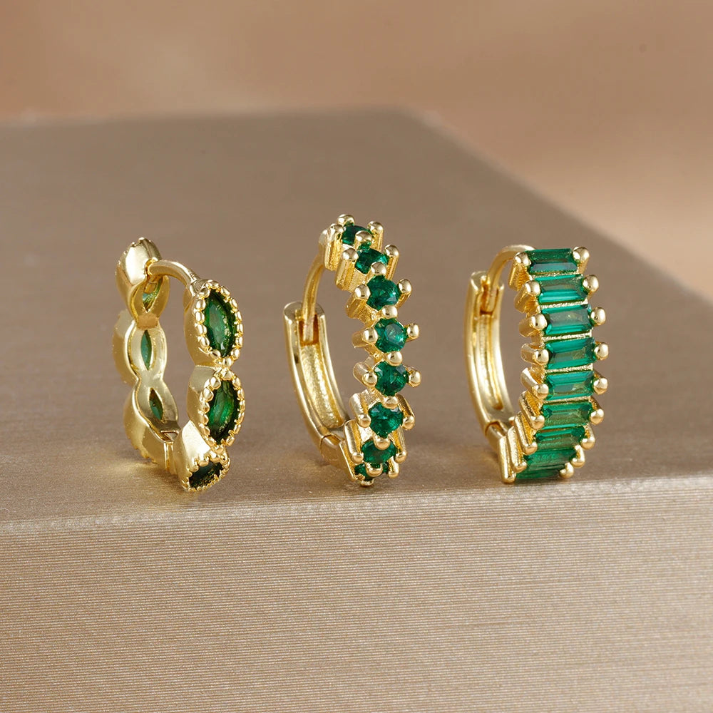 Conjunto Mini Brincos Argola Hana