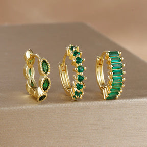 Conjunto Mini Brincos Argola Hana