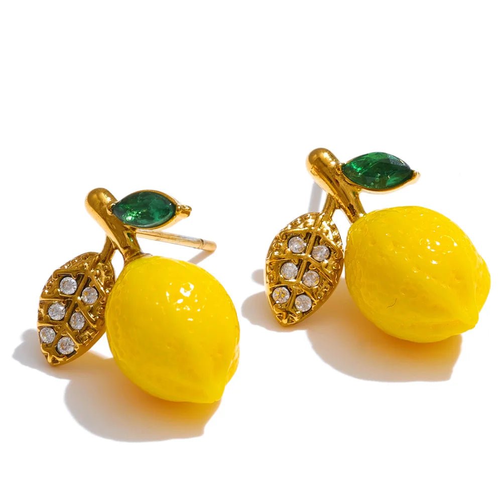 Brinco Lemon Zircônia Sarah