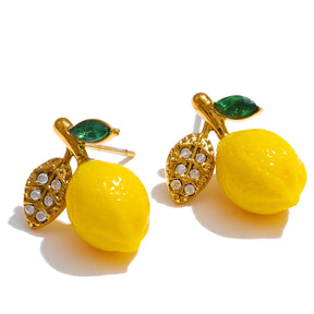 Brinco Lemon Zircônia Sarah