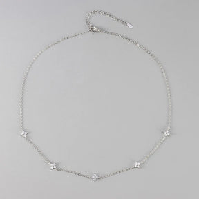 Colar Choker Minimalista Zircônia Olivia