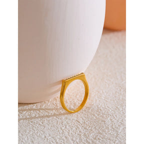 Anel Shiny Zircônia Neve