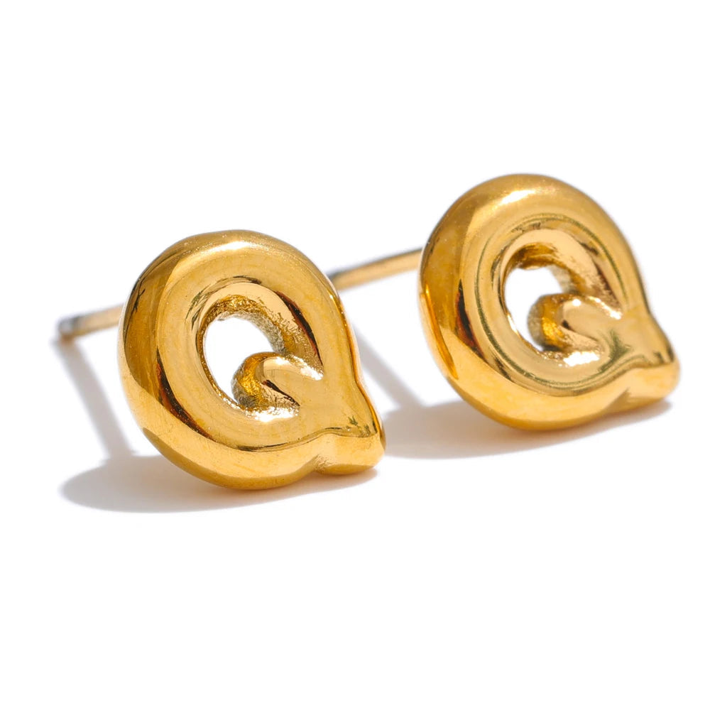 Brinco Inicial Minimalista Banhado em Ouro 18k