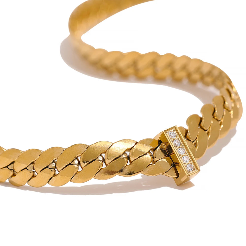 Colar Choker Zircônia Amone