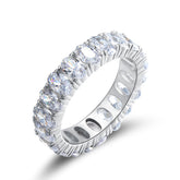 Anel Pedra Cravejada Luxury Prata 925 Nali