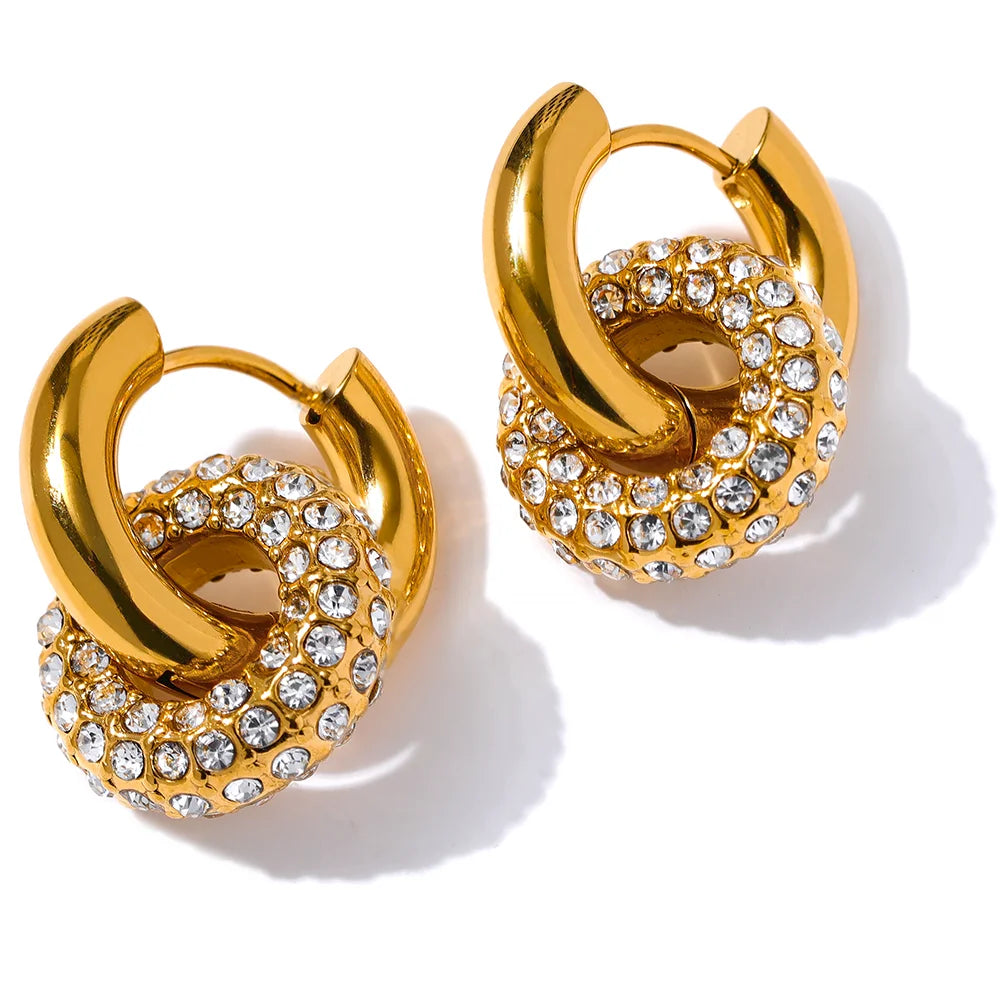 Brinco Argola Zircônia Inai