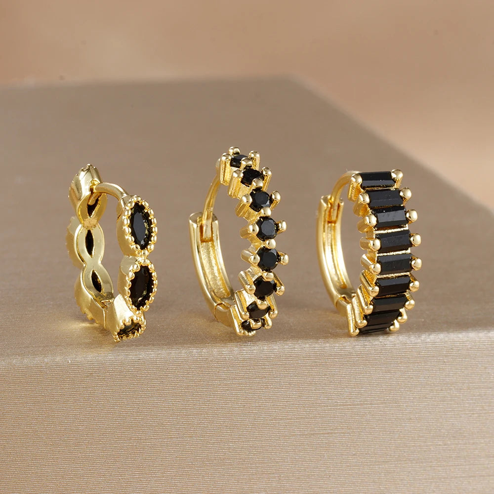 Conjunto Mini Brincos Argola Hana