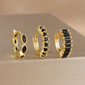 Conjunto Mini Brincos Argola Hana