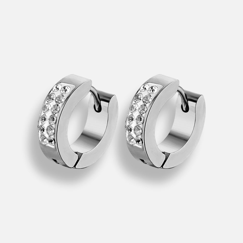 Brinco Argola Cravejada Luany