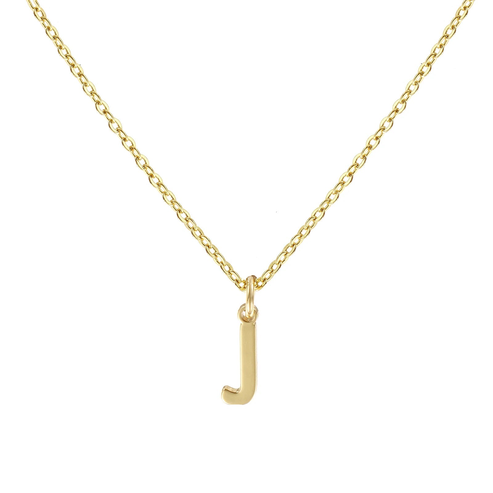 Colar Inicial Clássico Banhado em Ouro 18k