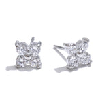 Yhpup Popular Waterproof Shiny Cubic Zirconia Flower Sweet Stud Earrings 316L Stainless Steel Delicate Premium Daily Jewelry - yqi9yt-qe.myshopify.com