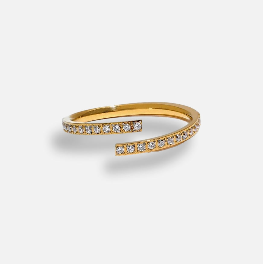 Anel Ajustável Zircônia Dina