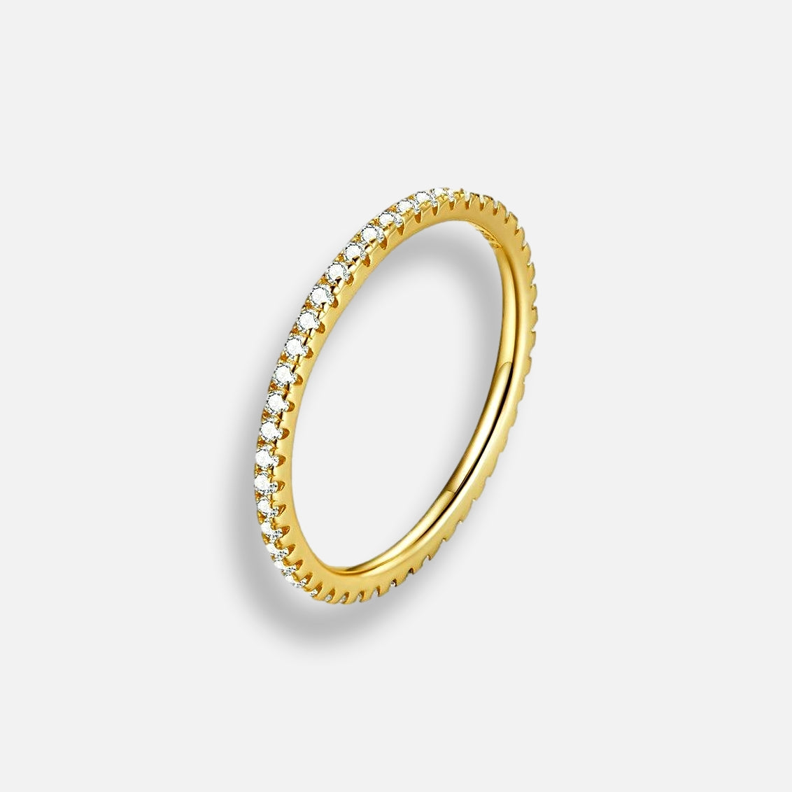 Anel Pedra Zircônia Maé