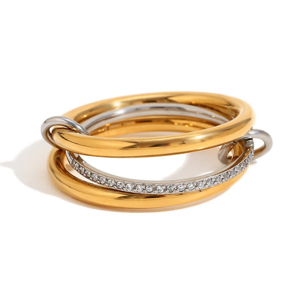 Anel Triplo Elos Zircônia Zeni - Auriella Joias -  yqi9yt-qe.myshopify.com