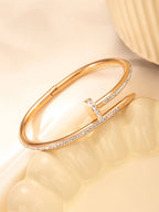 Bracelete Prego Zircônia Ophira - Auriella Joias