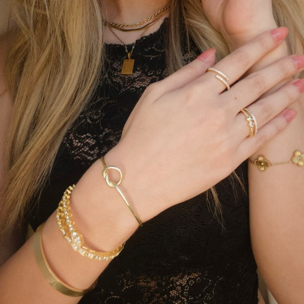 Bracelete Serpente Zircônia Brielle - Auriella Joias