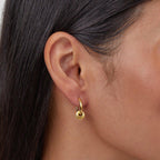 Brinco Argola Cristal Beli - Auriella Joias