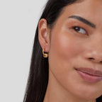 Brinco Argola Cristal Beli - Auriella Joias