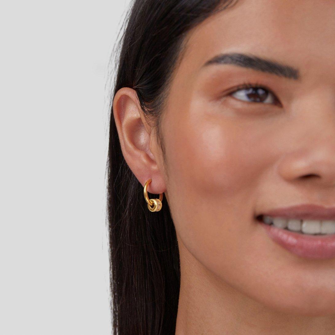 Brinco Argola Cristal Beli - Auriella Joias